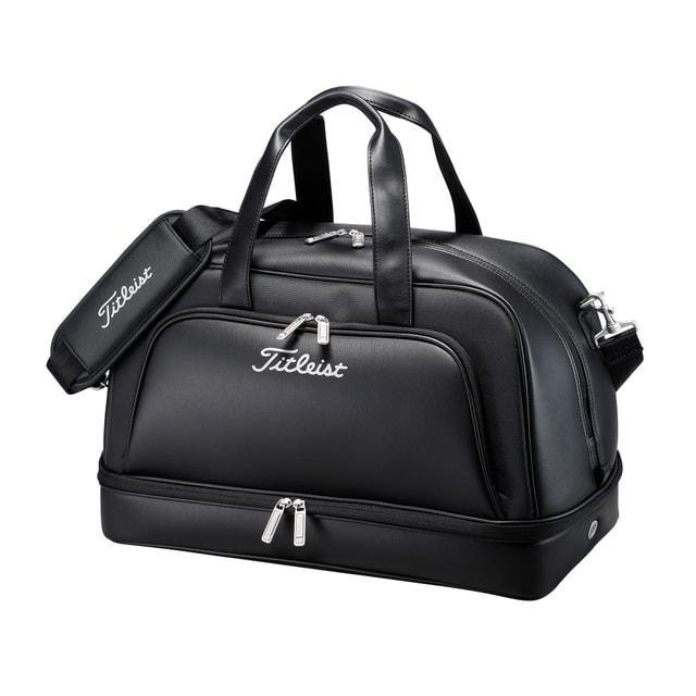 【新品】タイトリスト ゴルフ ボストンバッグ 2段式 シューズ収納 黒 Titleist（タイトリスト） オーセンティックボストンバッグ TA26ABB