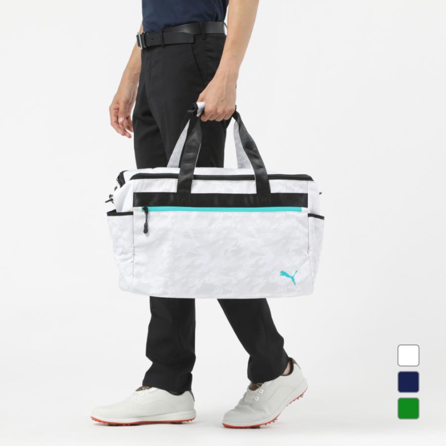 PUMA（プーマ） ゴルフ グラフィック ボストン バッグ 079713 広い開口