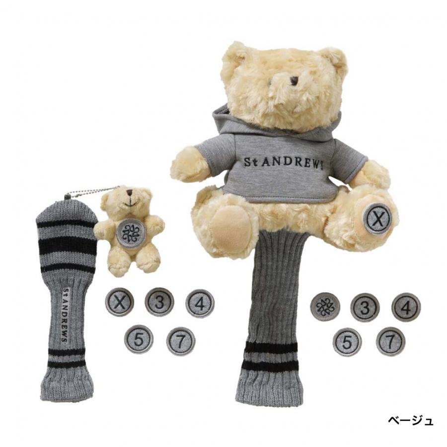 St ANDREWS セントアンドリュース テディベアヘッドカバーセット