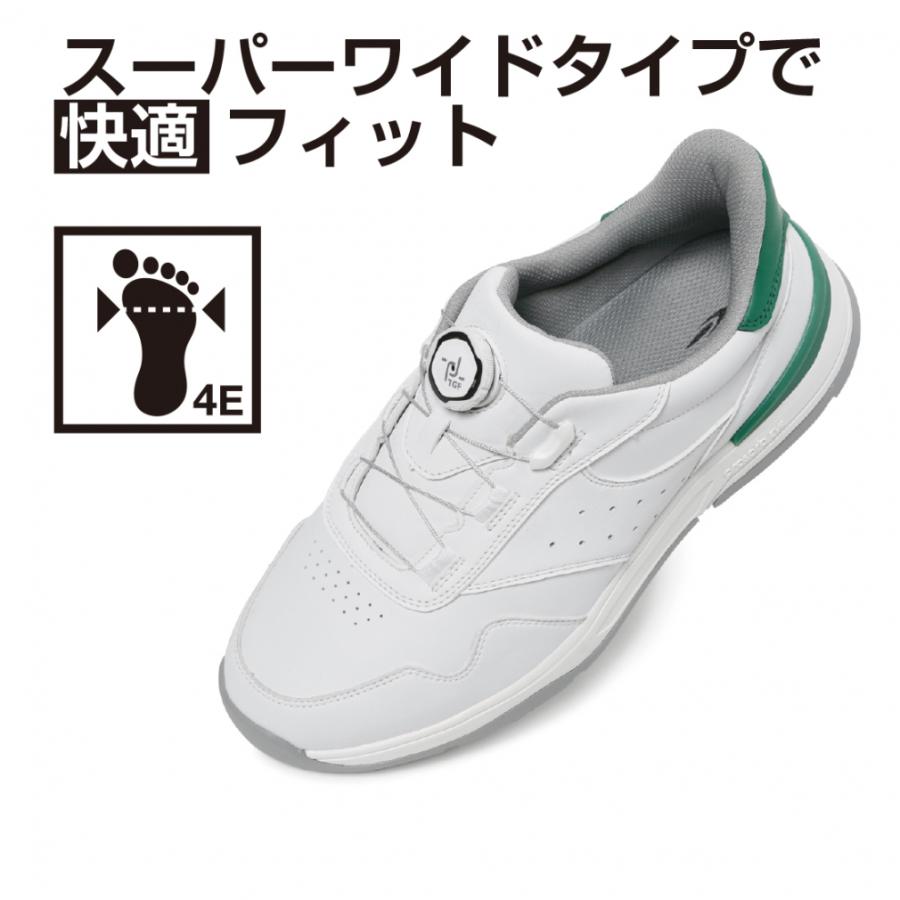 ティゴラ ゴルフシューズ スーパーワイド カジュアル TR1025ワイカ メンズ ゴルフ ダイヤル式スパイクレスシューズ 4E TIGORA_5