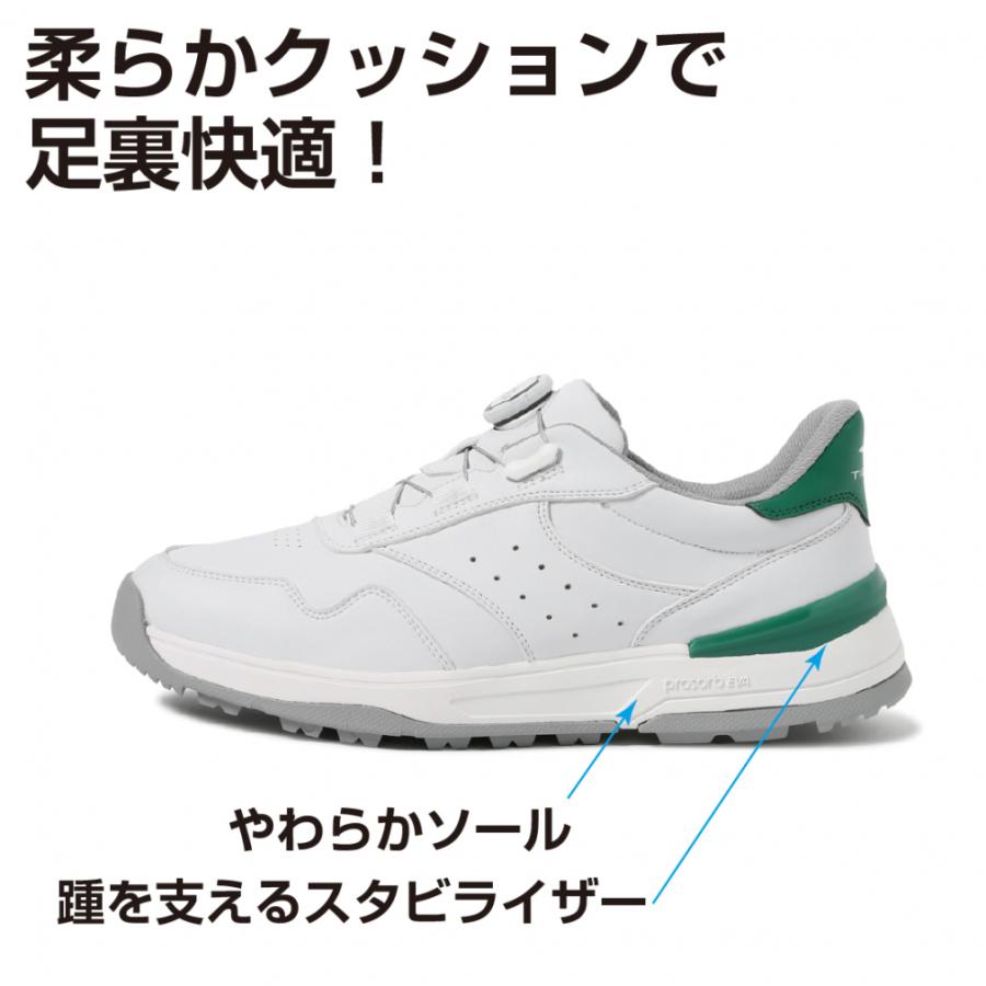 ティゴラ ゴルフシューズ スーパーワイド カジュアル TR1025ワイカ メンズ ゴルフ ダイヤル式スパイクレスシューズ 4E TIGORA_7