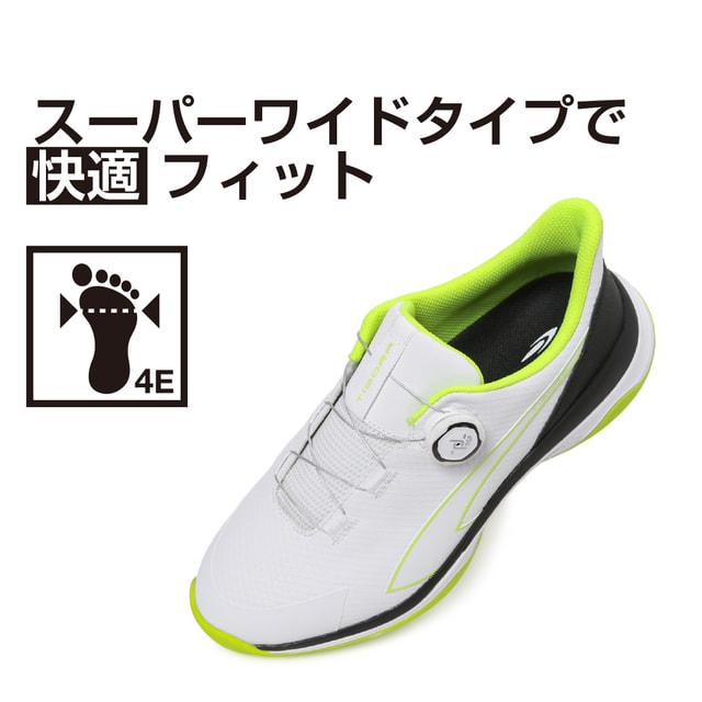 ティゴラ ゴルフシューズ スーパーワイド スポーツ TR1015 ゴルフ ダイヤル式スパイクレスシューズ 4E TIGORA_5