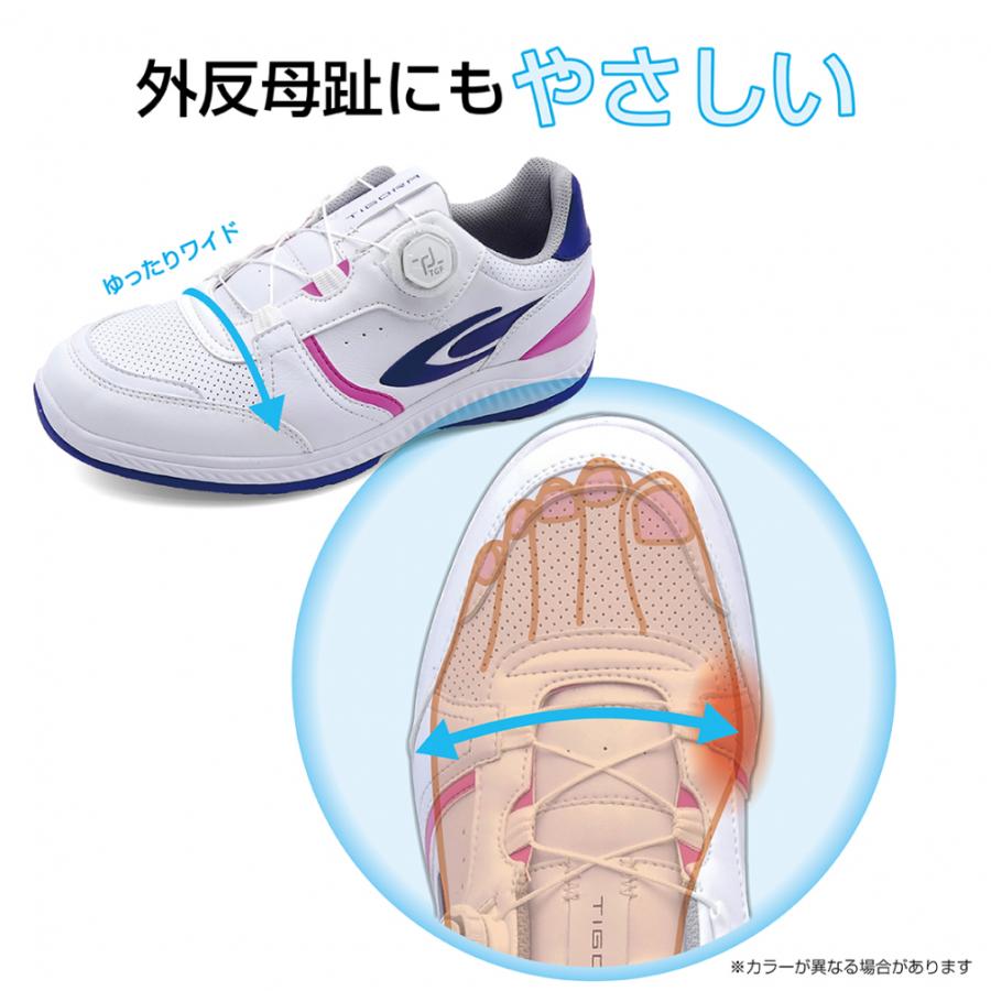 TIGORA ティゴラ レディース ゴルフシューズ 外反母趾対応ワイド TIGORA ティゴラ レディース ゴルフシューズ 外反母趾対応ワイド