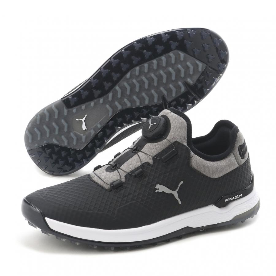 プーマ ゴルフシューズ プロアダプトアルファキャットディスク 376043 メンズ ゴルフ ダイヤル式スパイクレスシューズ 2E : ブラック  PUMA :0543740711:アルペングループヤフー店 - 通販 - Yahoo!ショッピング