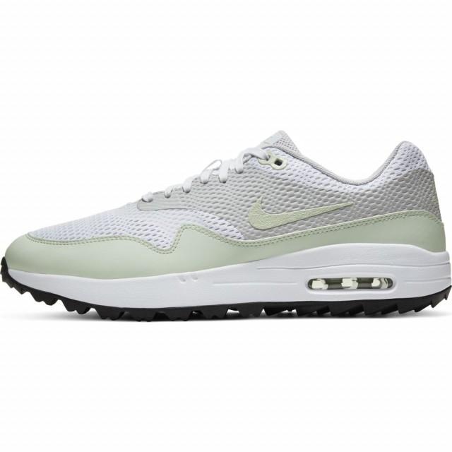 ナイキ ゴルフシューズ ナイキ エア マックス 1 G Ci 次世代 Air Max メンズ ゴルフ シューレース式 スパイクレスシューズ 3e ホワイト グレー Nike アルペン Paypayモール店 通販 Paypayモール