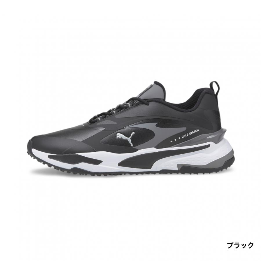 新品【PUMA】プーマ ゴルフ　ラバーアウトソール スパイクレス シューズ ゴルフシューズ スパイクレスGS ファスト ラバーアウトソール376357 01