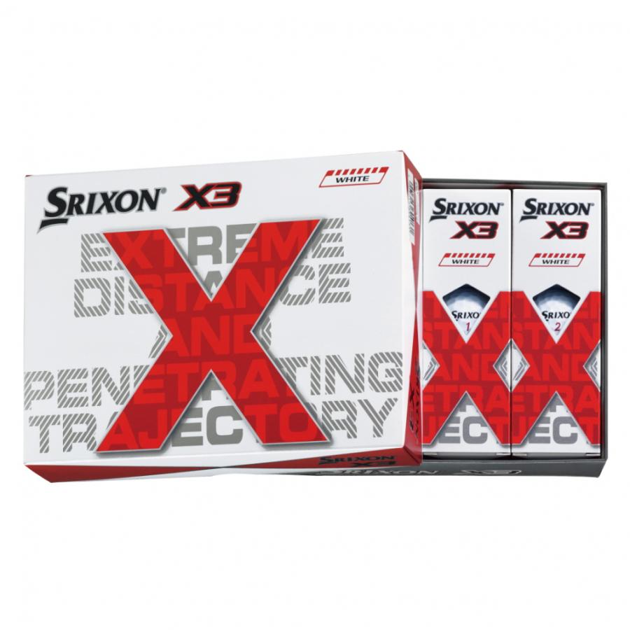 新品 スリクソン SRIXON XmaX ゴルフボール 3ダース ホワイト スリクソン（SRIXON）（メンズ）ゴルフボール XmaX WHT スリーブ(3個