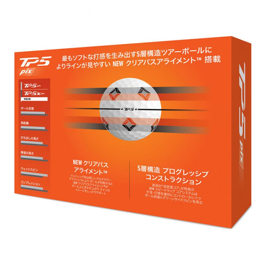 TaylorMade（テーラーメイド） TMJ24 TP5 pix JPN N9098901 3ダース 36