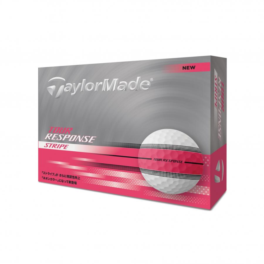 テーラーメイド　レスポンスストライプ　ピンク　3ダース TaylorMade（テーラーメイド） TOUR RESPONSE Stripe Pink ツアー