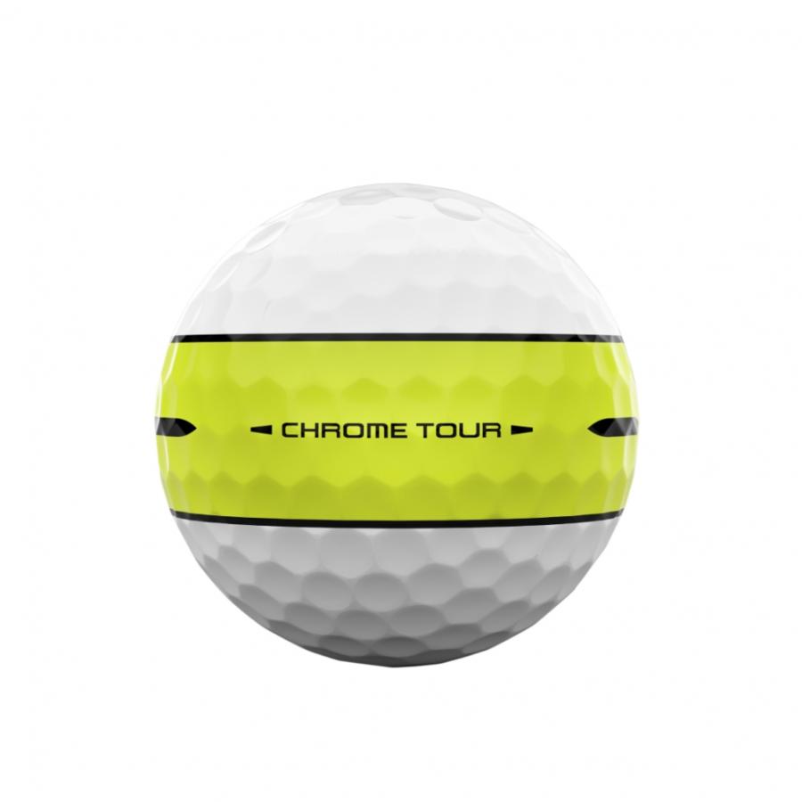 キャロウェイ クロムツアー CHROME TOUR 360°　2ダース イエロー Callaway（キャロウェイ） CHROME TOUR 360° YELLOW STRIPE 7193852544