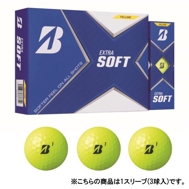 ブリヂストン EXTRASOFT エクストラソフト イエロー X1YXJ 1スリーブ 3球入 ゴルフ 公認球 BRIDGESTONE 最安価格 ブリヂストン EXTRASOFT エクストラソフト イエロー X1YXJ 1スリーブ 3球入 ゴルフ 公認球 BRIDGESTONE 最安価格
