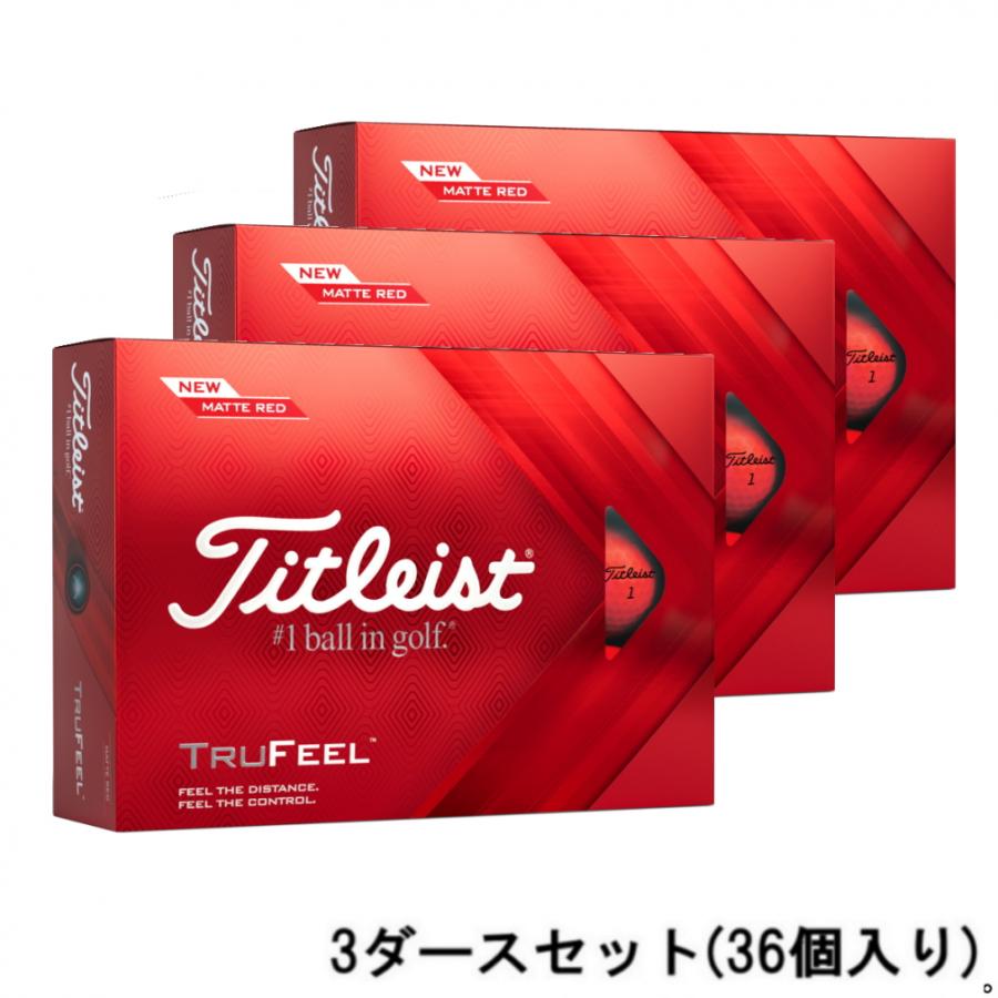 Titleist タイトリスト TRUFEEL MATTE RED 22 トゥルーフィール