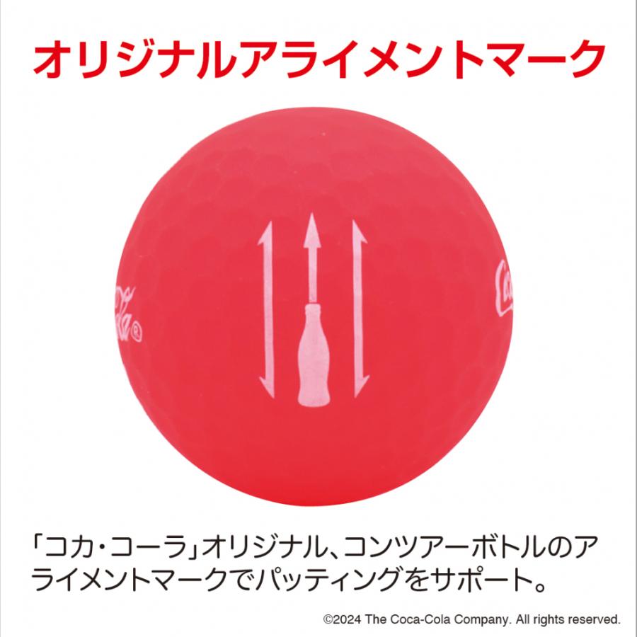 Coca Cola（コカコーラ） マットレッド 落ち側まで見える！ 艶消し