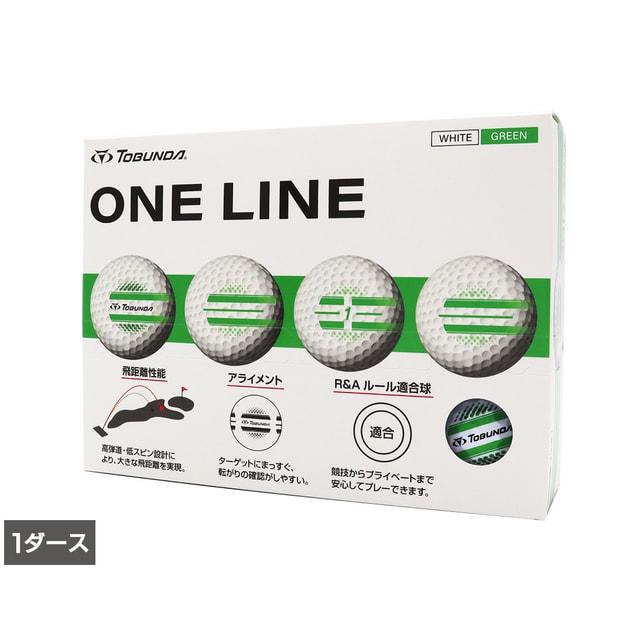 TOBUNDA（トブンダ） ONE LINE ワンライン ホワイトボール ゴルフ
