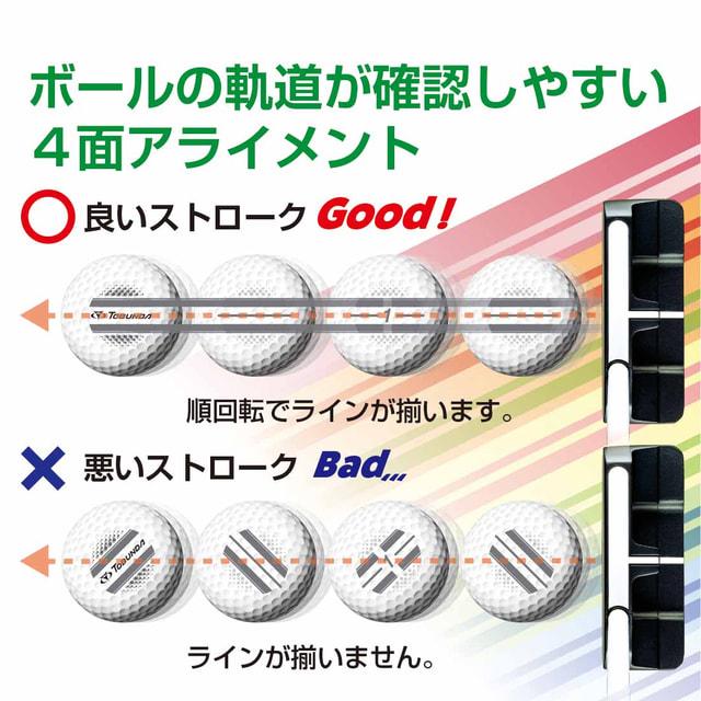 TOBUNDA（トブンダ） ONE LINE ワンライン カラーボール ゴルフ ボール