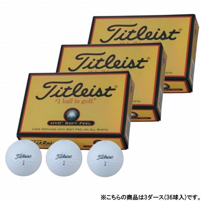 ゴルフボール 3ダースセット タイトリスト Hvc Soft Feel ソフトフィール メンズ ゴルフ 公認球 36球入り Titleist アルペン Paypayモール店 通販 Paypayモール