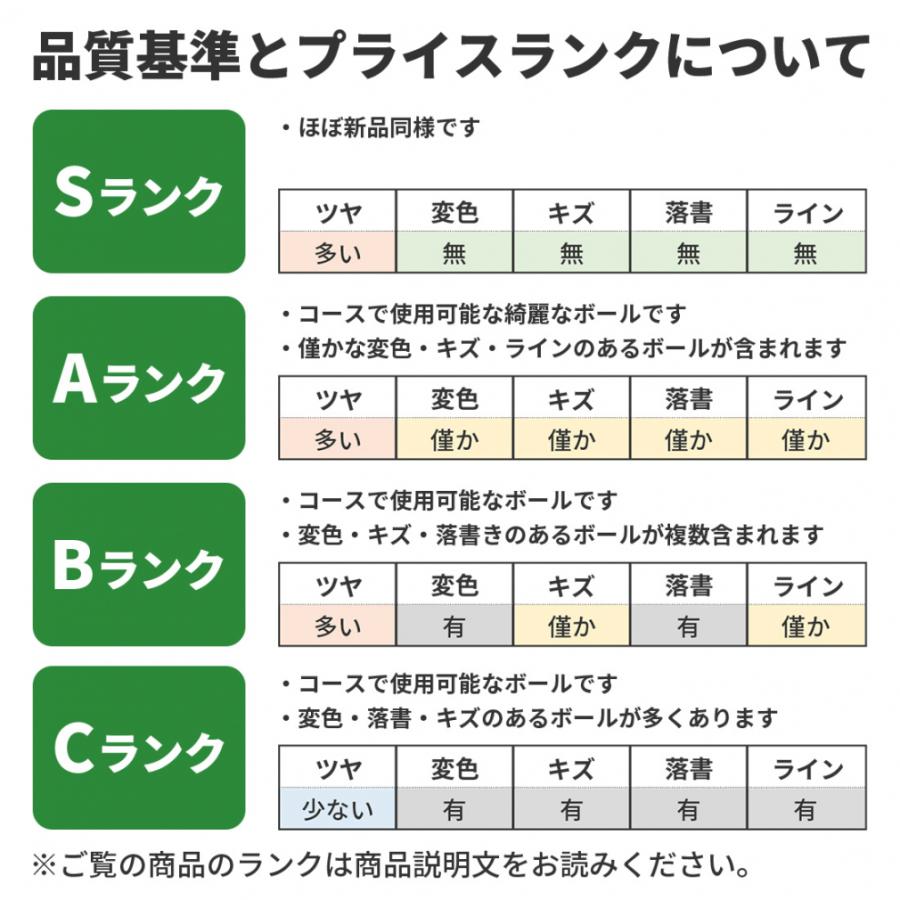 ロストボール Bランク 20球  タイトリスト プロV1・V1X混合 年式混合 ホワイト 【中古】 ゴルフボール Titleist PROV1 V1X｜alpen-group｜05