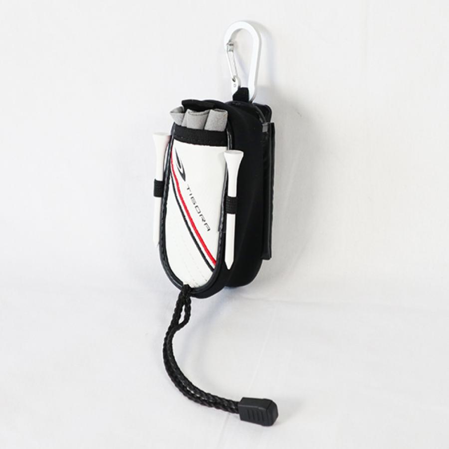 TIGORA（ティゴラ） ゴルフ ボール拭き付き ボールポーチ ボール