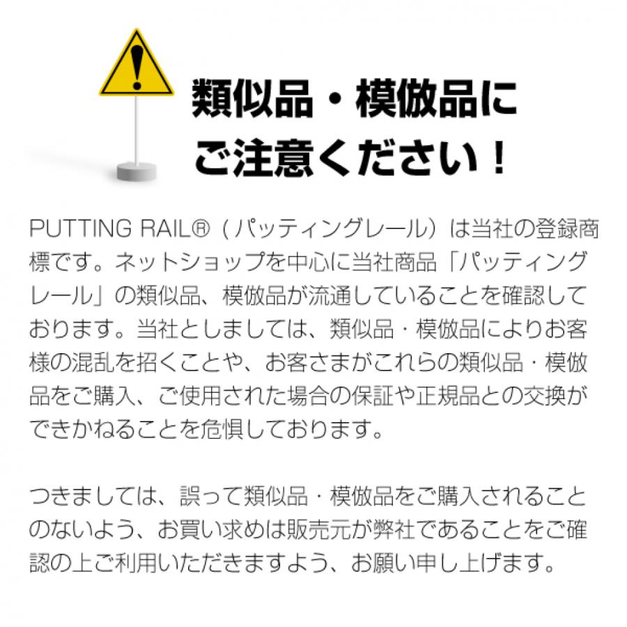 ゴルフ 練習器具 JP5414TRパットレール 特許 パッティングレール
