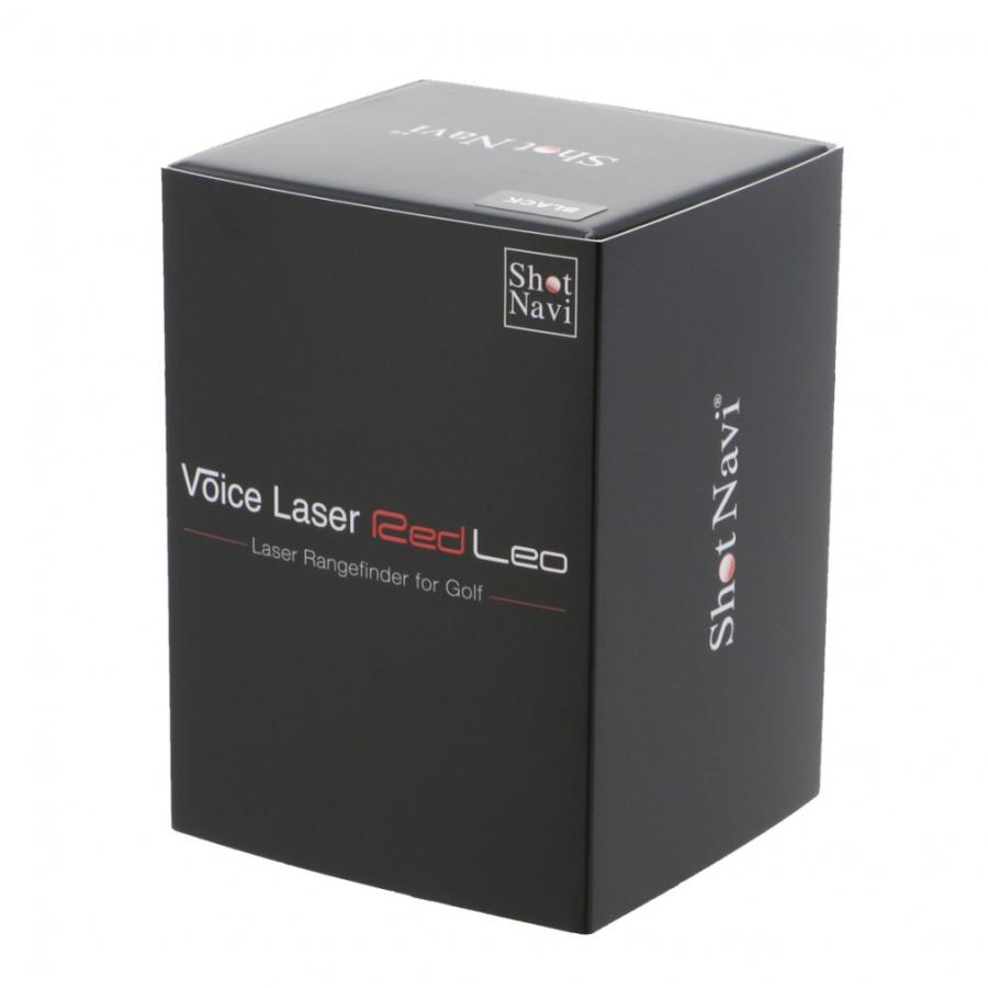 レーザー距離計 ショットナビ Voice Laser Red Leo BK ボイスレーザー SN REDLEO 視認性抜群赤色OLED採用 グッドデザイン受賞 ゴルフ 距離測定器 Shot Navi|alpen-group|06