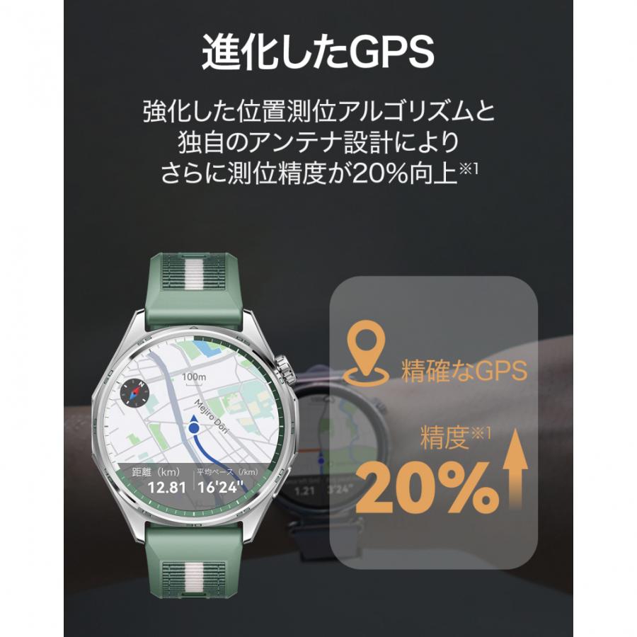 距離計 ファーウェイ HUAWEI WATCH GT6 46mm ゴルフ 距離測定器 時計
