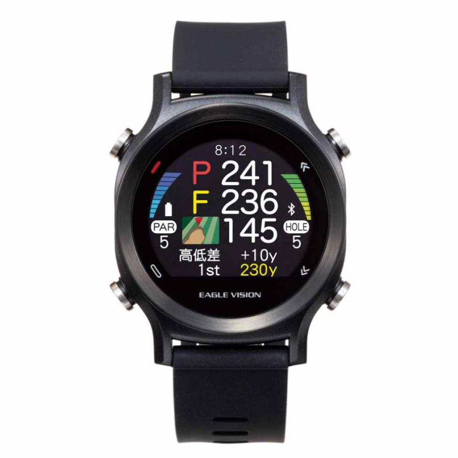 距離計 イーグルビジョン EAGLE VISION WATCH ACE ウォッチ エース BLACK EV-933 ゴルフ 距離測定器 時計 GPS EAGLE VISION｜alpen-group