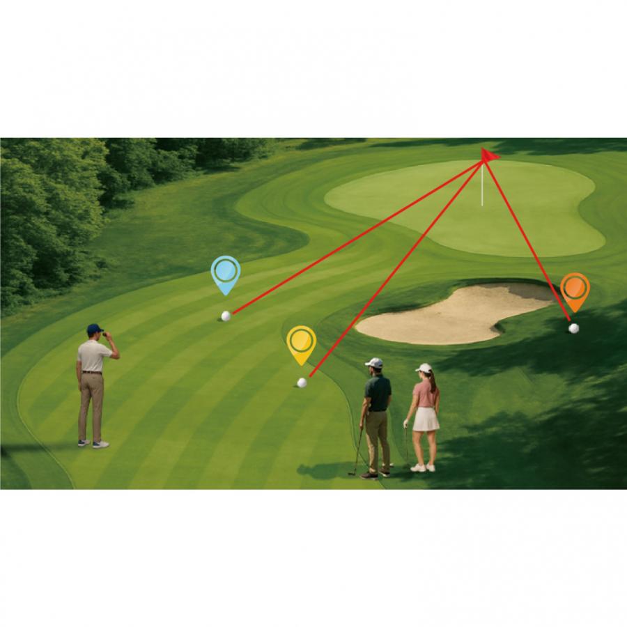ShotNavi（ショットナビ） レーザー距離計 RAYS＋ ゴルフ 距離測定器