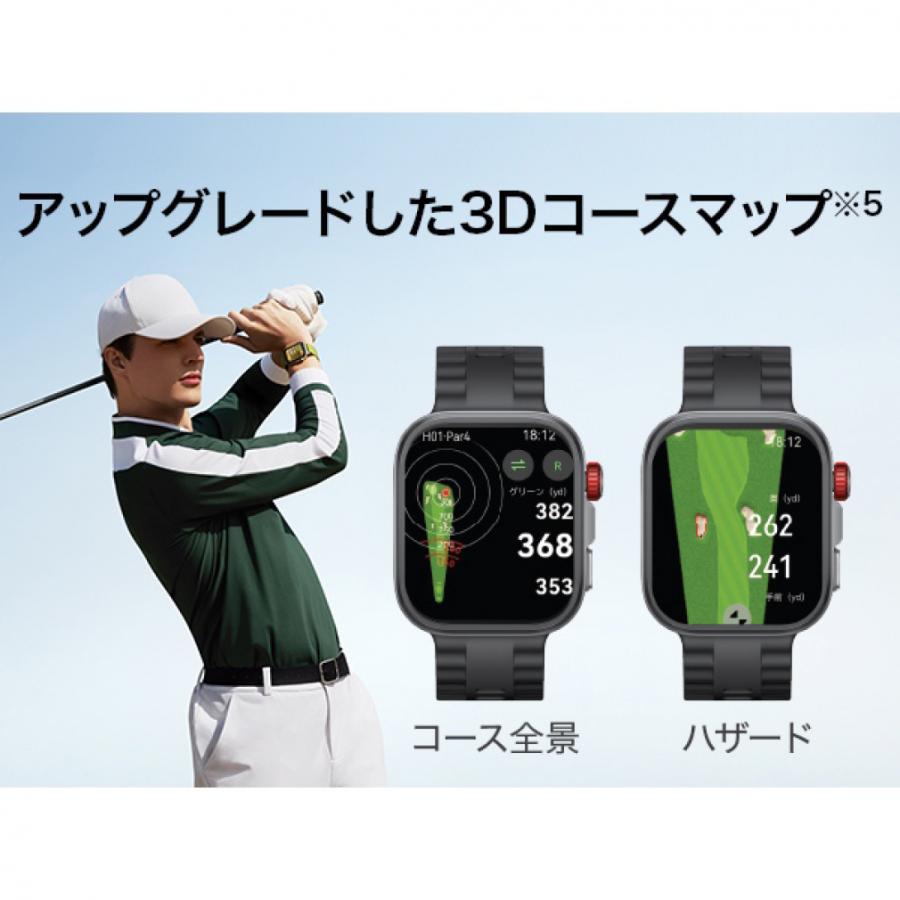距離計 ファーウェイ WATCH FIT 4 Pro ブラック 時計 ゴルフナビ GPS