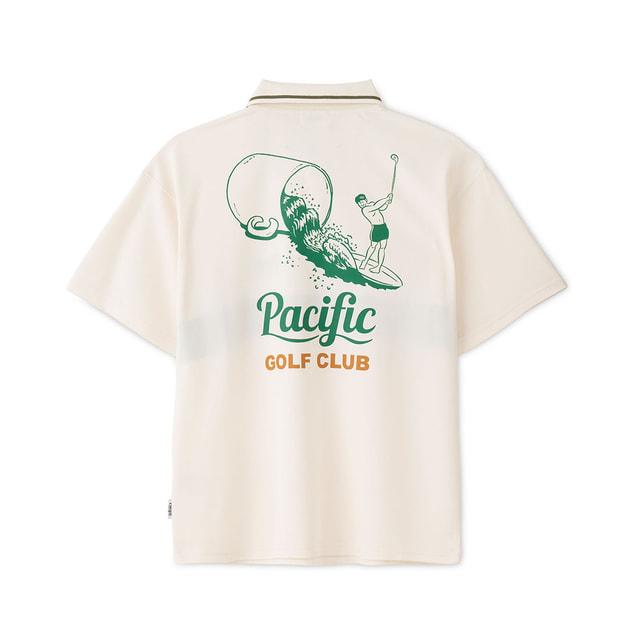 パシフィックゴルフクラブ ゴルフウェア 半袖シャツ 秋 冬 CUP AND