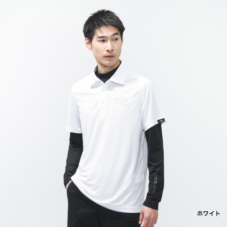 PING（ピン） ゴルフウェア セットシャツ 春 夏 レイヤードツイン
