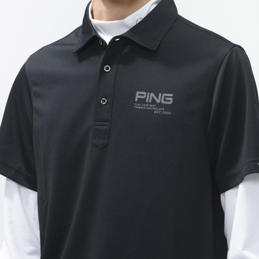 PING（ピン） ゴルフウェア セットシャツ 春 夏 レイヤードツイン