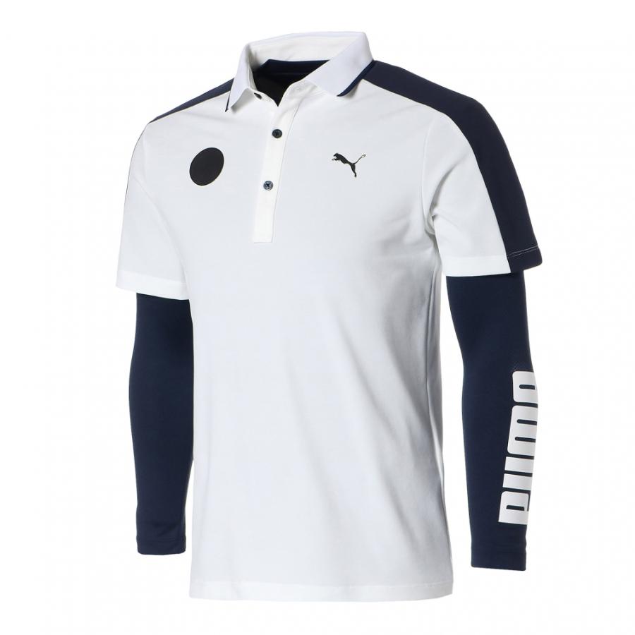 5 好評 プーマ ゴルフウェア セットシャツ 春 夏 ゴルフ Pumaロゴ インナーセット Ssポロシャツ 9305 メンズ Puma Lyon Oss07 Org