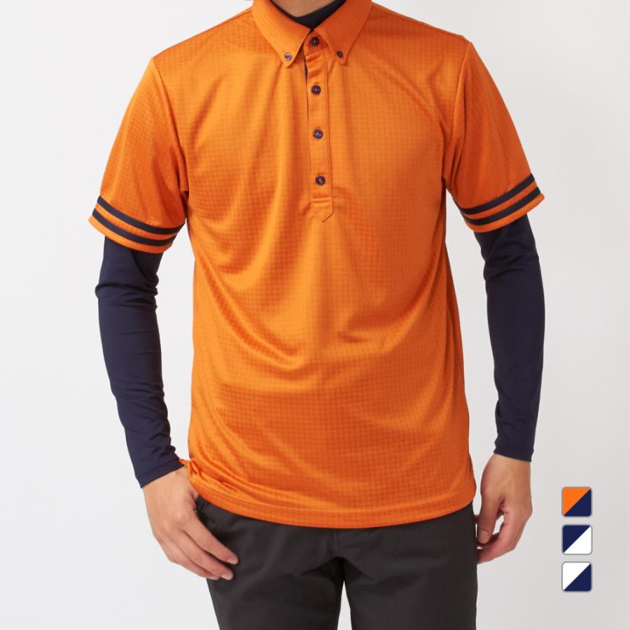 イグニオ ゴルフウェア 秋 冬 ジャガード総柄 セットシャツ Ig 1l1560ryb 半袖ポロシャツ モックネックインナー メンズ Ignio アルペン Paypayモール店 通販 Paypayモール