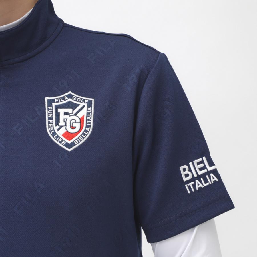 FILA（フィラ） ゴルフウェア セットシャツ 秋 冬 半袖シャツ＋