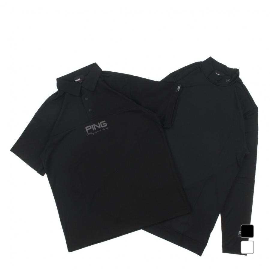 PING（ピン） ゴルフウェア セットシャツ 秋 冬 レイヤードツイン