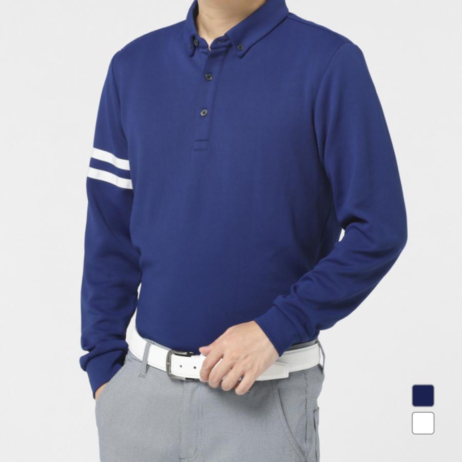 イグニオ ゴルフウェア 長袖シャツ 秋 冬 ボタンダウンシャツ IG  