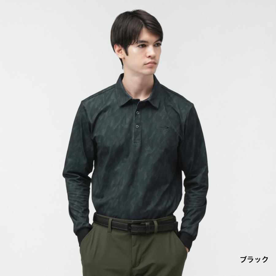 TIGORA（ティゴラ） ゴルフウェア 秋 冬 長袖シャツ TR-1L1565P メンズ
