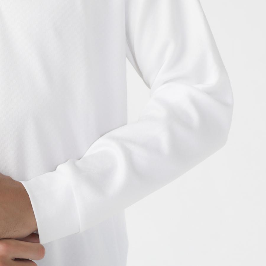 FILA（フィラ） ゴルフウェア 長袖シャツ 秋 冬 ジャガード長袖シャツ