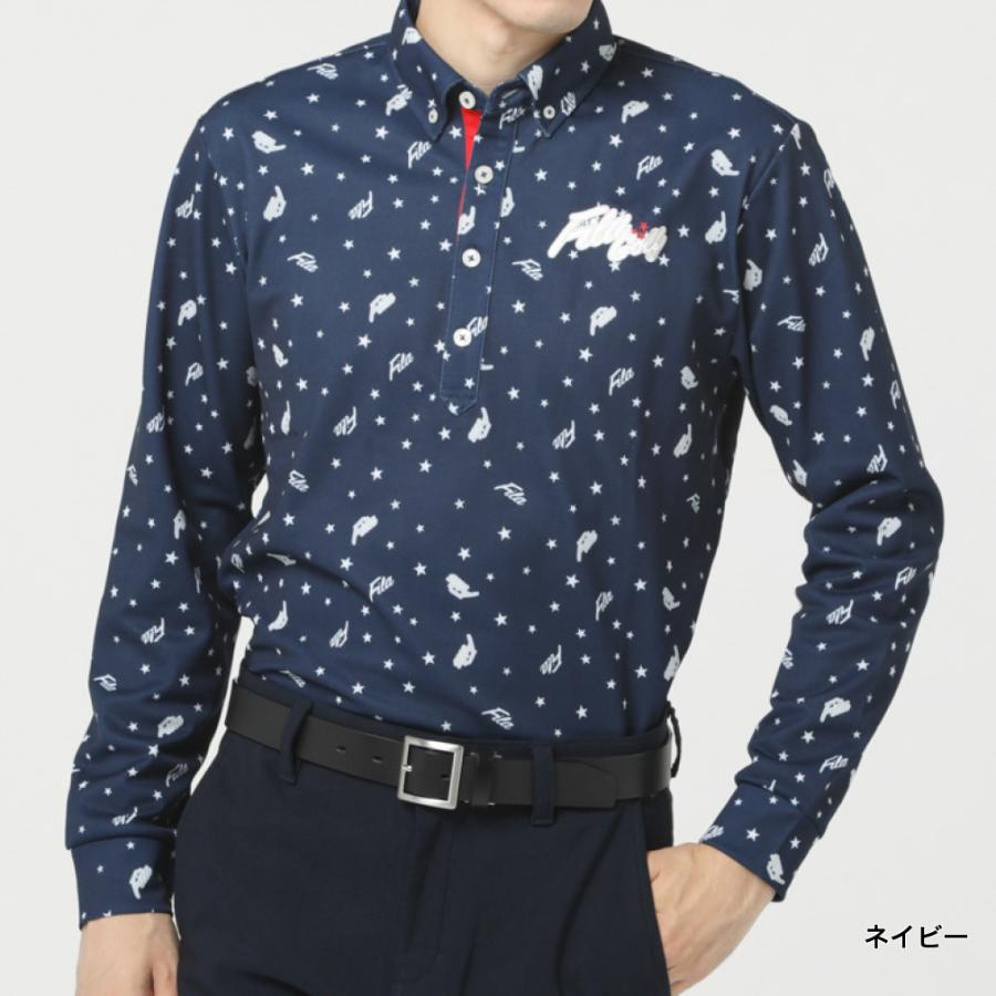 FILA（フィラ） ゴルフウェア シャツ 秋 冬 長袖シャツ 782503 FILA