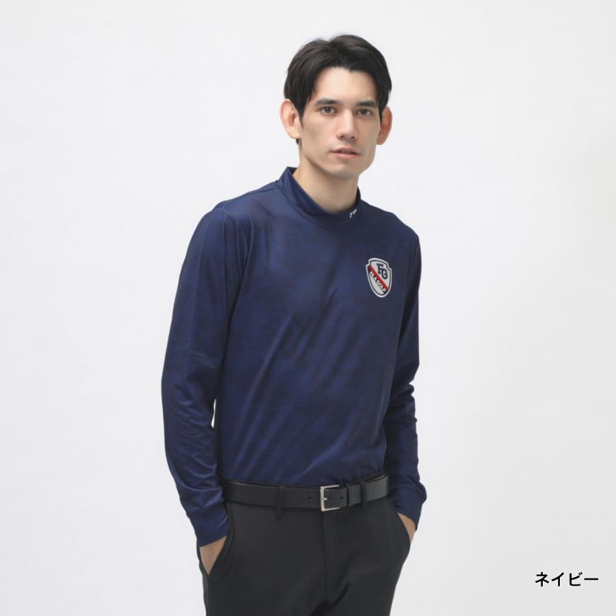 FILA フィラ ゴルフウェア 長袖シャツ 秋 冬 モックネック長袖 FILA フィラ ゴルフウェア 長袖シャツ 秋 冬 モックネック長袖