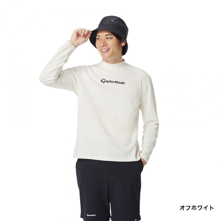 コリンズ　新品　テーラーメイド　モックネック　長袖シャツ　裏起毛　ネイビー TaylorMade（テーラーメイド） ゴルフウェア 長袖シャツ 秋 冬 M