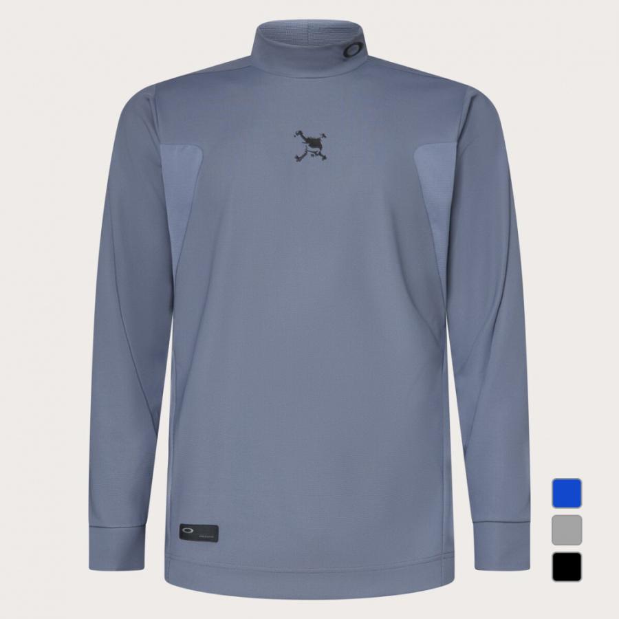 オークリー(OAKLEY)ゴルフウェア 吸汗速乾 SKULL THICKNESS 長袖モックシャツ FOA408240-62C… OAKLEY（オークリー） ゴルフウェア 長袖シャツ 秋 冬 SKULL THICKNESS