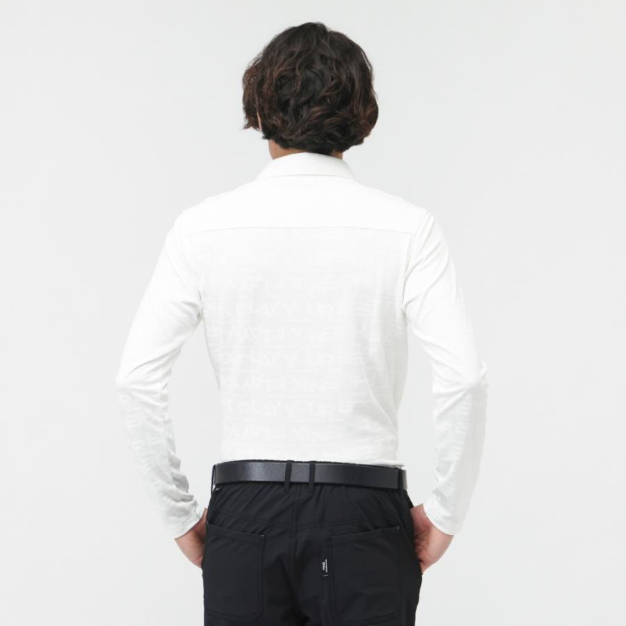 PING（ピン） ゴルフウェア 長袖シャツ 秋 冬 ロゴジャカード長袖