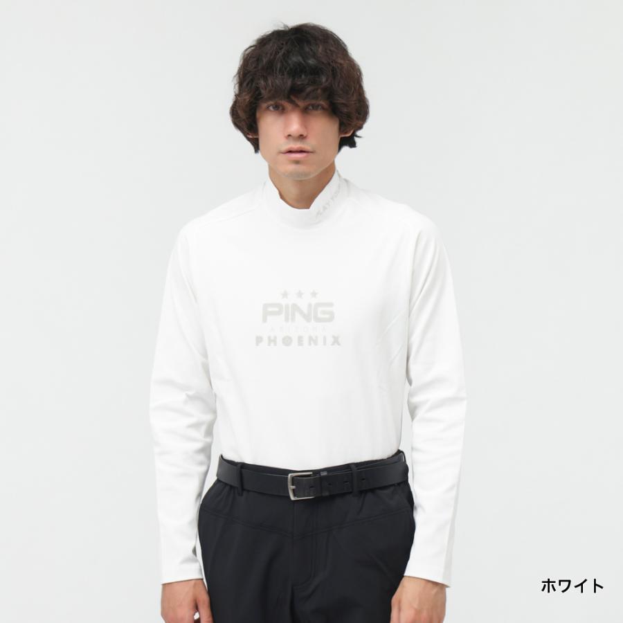 PING（ピン） ゴルフウェア 長袖シャツ 秋 冬 サーモソーラ―ハイネック