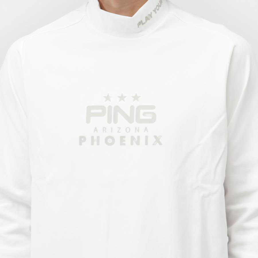 PING（ピン） ゴルフウェア 長袖シャツ 秋 冬 サーモソーラ―ハイネック
