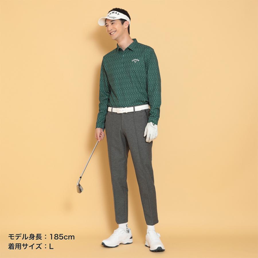 Callaway ポロシャツ サイズ95 ダークグリーン長袖 dショッピング |キャロウェイゴルフ Callaway Golf クールコア長袖