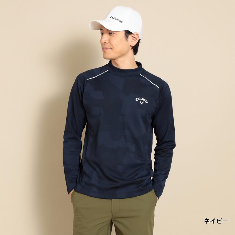 新品未使用 メルセデスベンツ Callaway モックネックシャツ ゴルフウェア Callaway キャロウェイ ゴルフウェア 長袖シャツ 秋 冬 長袖