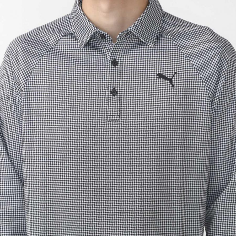 PUMA（プーマ） ゴルフウェア 長袖シャツ 秋 冬 ゴルフ ミニチドリ