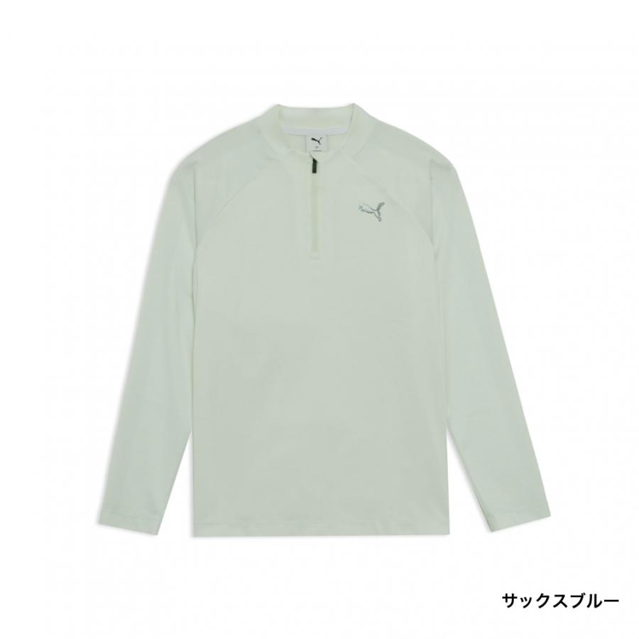 PUMA（プーマ） ゴルフウェア 長袖シャツ 秋 冬 シャドウキャット ZIP