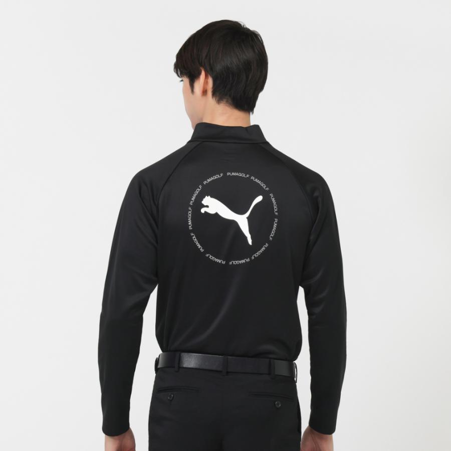 PUMA（プーマ） ゴルフウェア 長袖シャツ 秋 冬 ウラグリットフリース